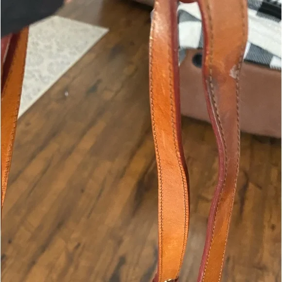 Brahmin leather Asher pink Hemingway pattern tote lightly used. - Picture 8 of 16